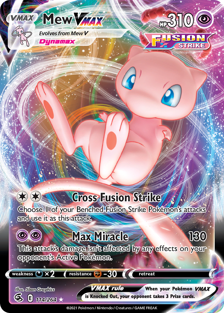 Mew VMAX - Fusion Strike #114/264