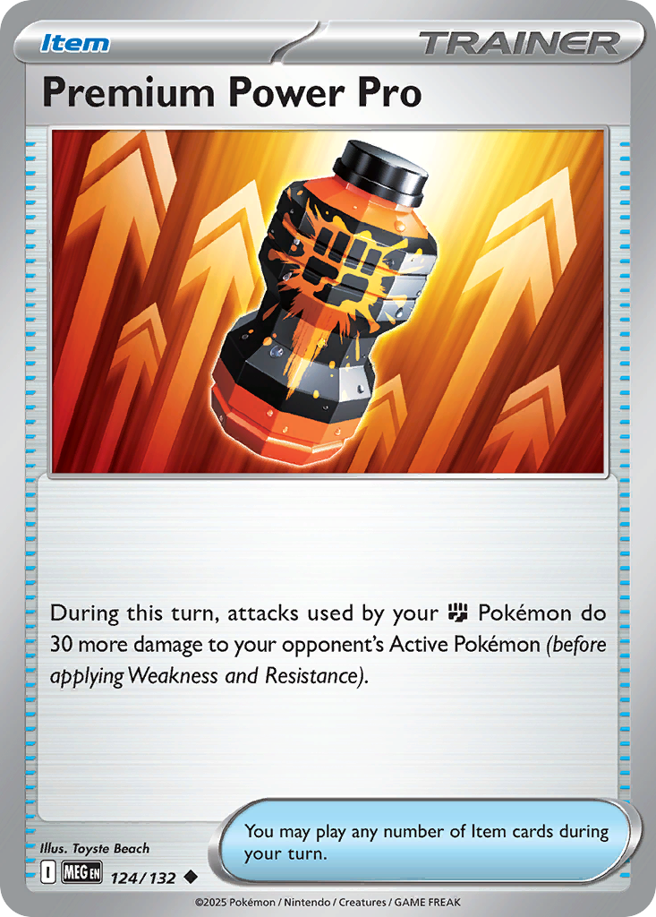 Premium Power Pro - Mega Evolution Base #124