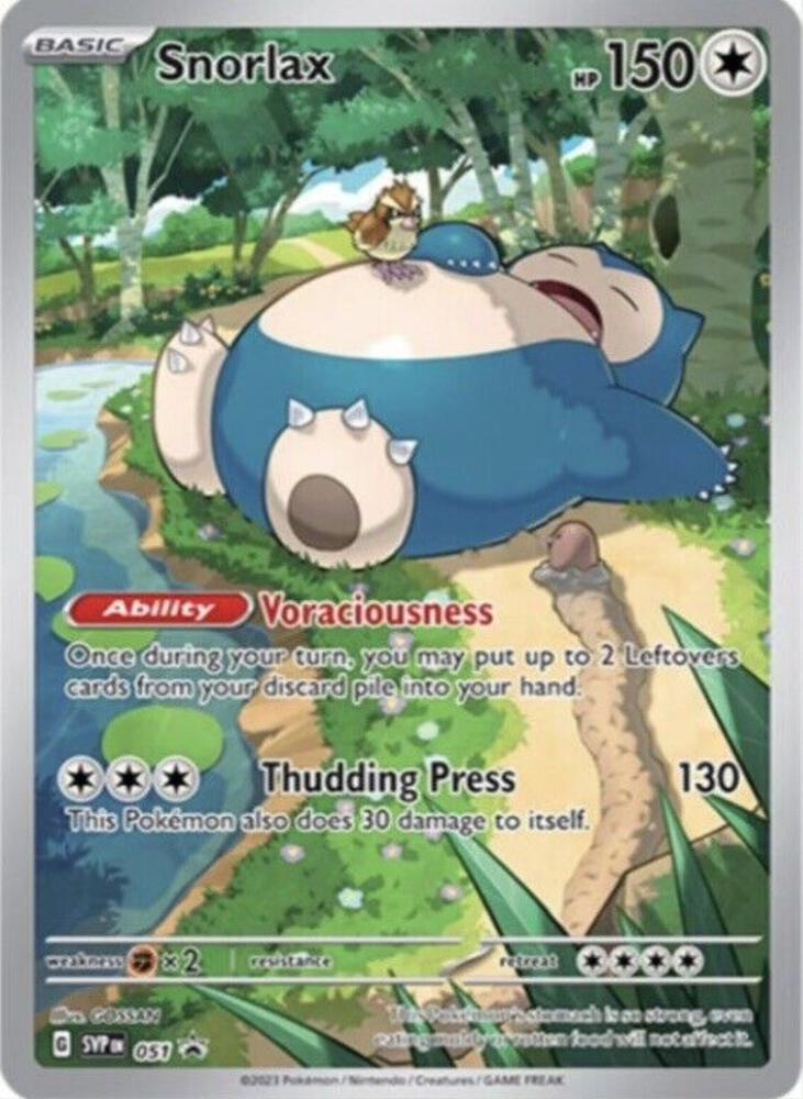 Snorlax - Scarlet & Violet Promo #051 (Sealed)
