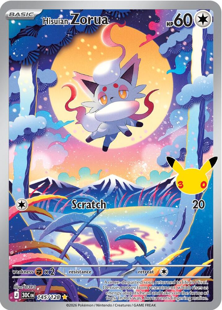 Hisuian Zorua 145/128 Illustration Rare