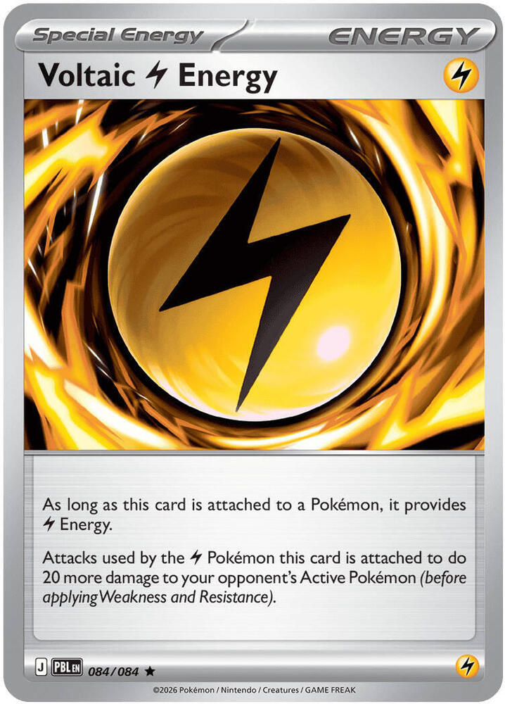 Voltaic Lightning Energy - Pitch Black #084 (Reverse Holo)