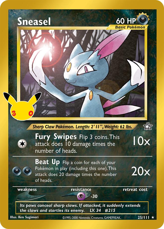 Sneasel 25/111 Classic Collection