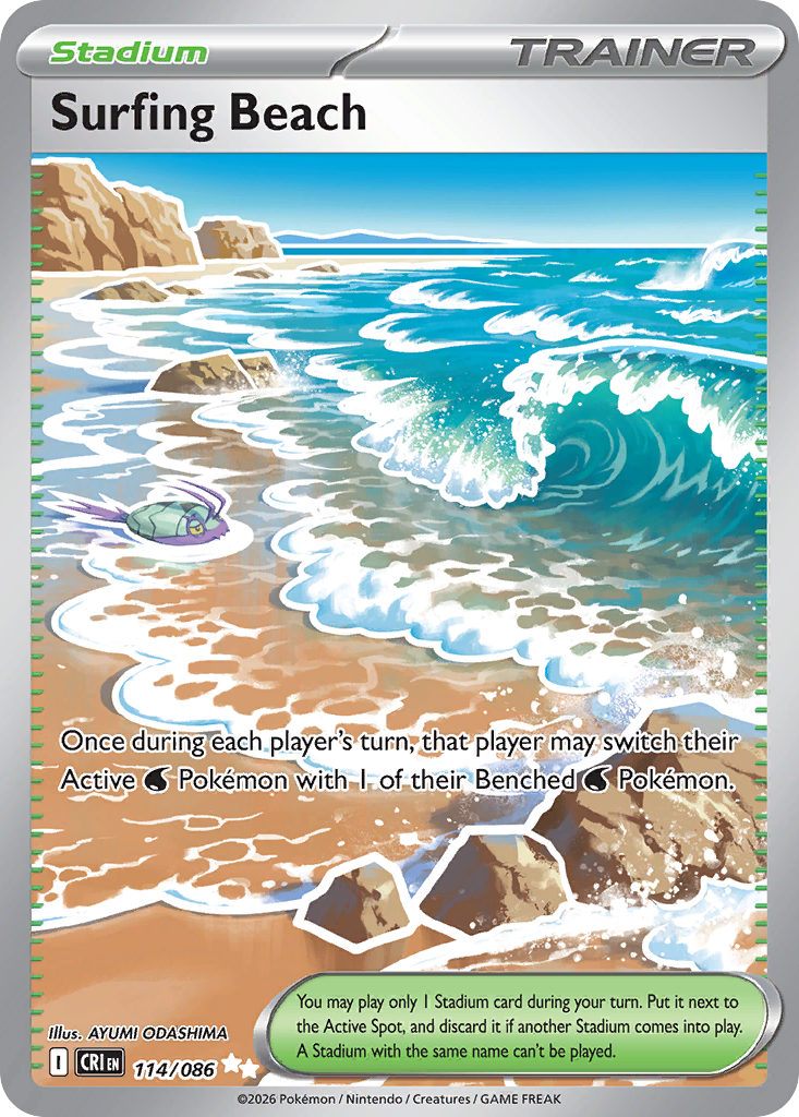 Surfing Beach - Chaos Rising #114/086