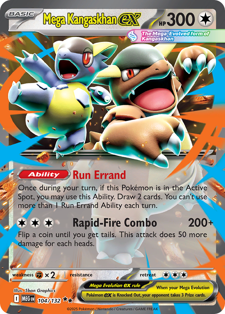 Mega Kangaskhan ex - Mega Evolution Base #104