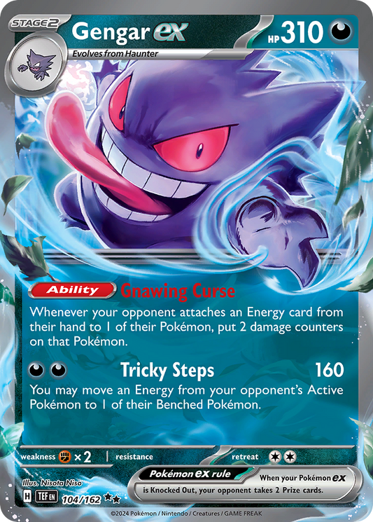 Gengar ex - Temporal Forces #104/162