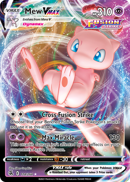 Mew VMAX - Fusion Strike #114/264