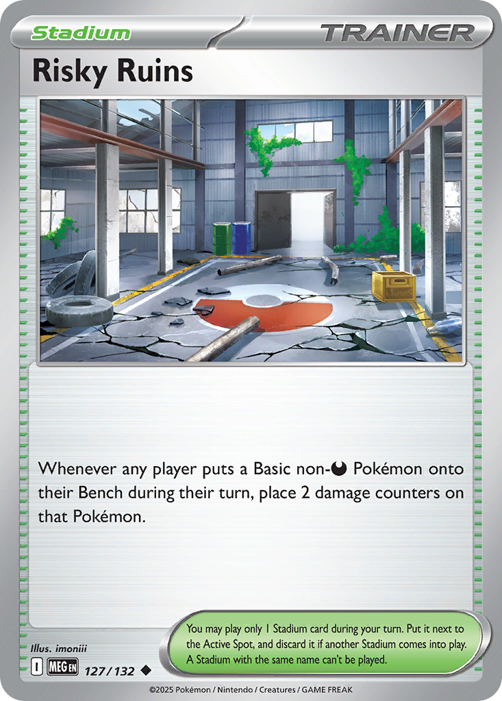 Risky Ruins - Mega Evolution Base #127