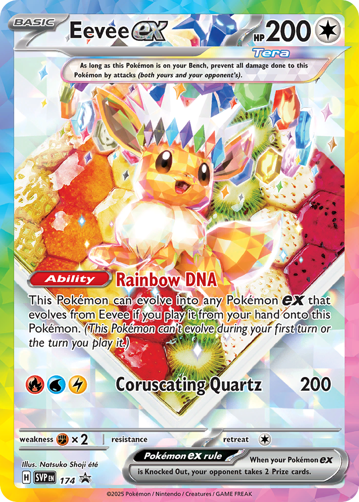 Eevee ex - SVP #174 (Prismatic Evolutions Super-Premium Collection Promo)