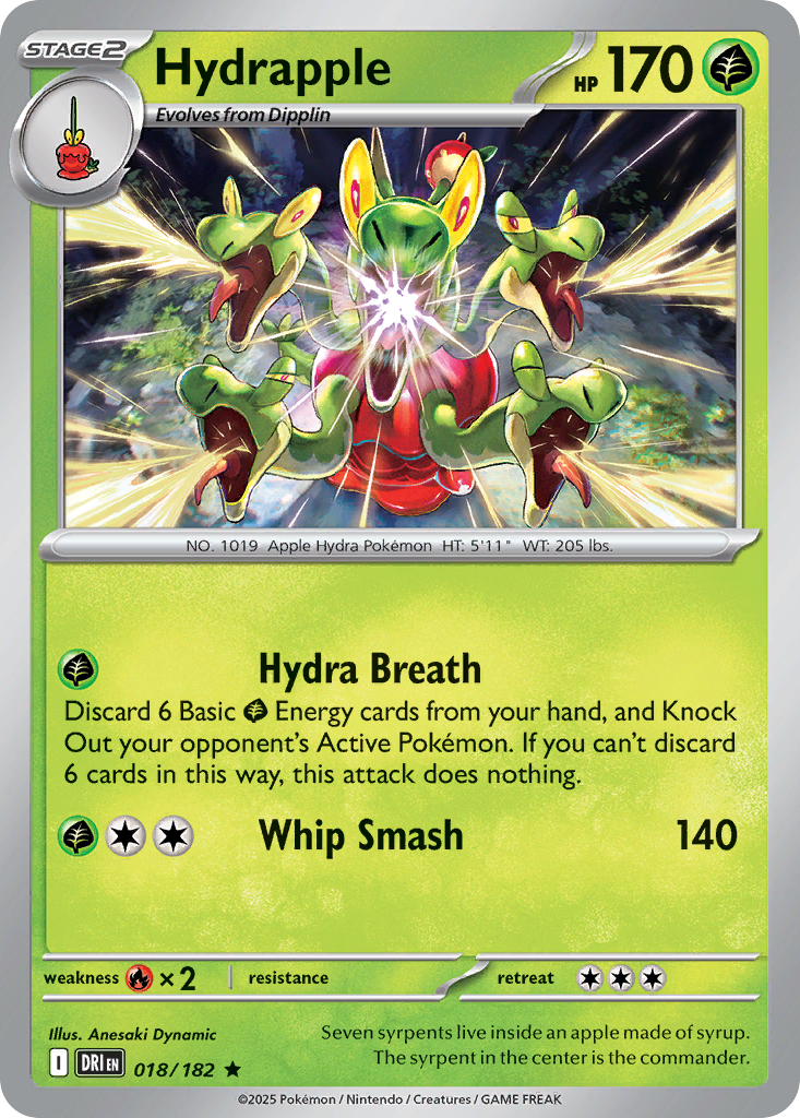 Hydrapple - Destined Rivals #018