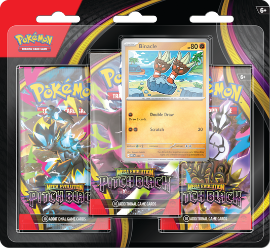 Pitch Black 3-Pack Blister