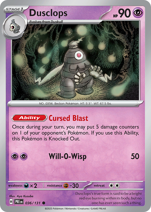 Duskclops - Prismatic Evolutions #036