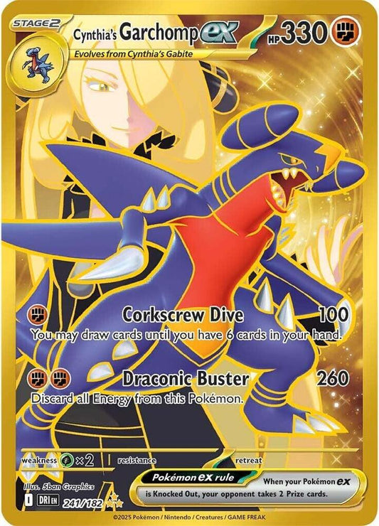 Cynthia's Garchomp ex - Destined Rivals #241/182
