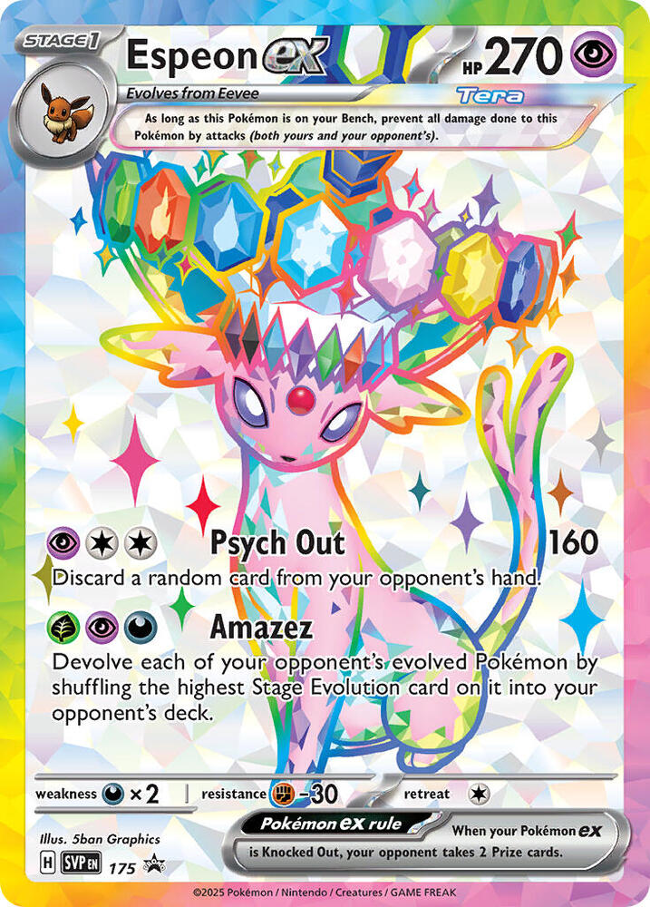 Espeon ex - Scarlet & Violet Promo #175