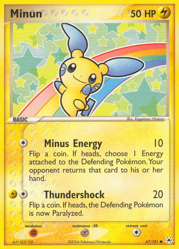 Minun - EX Hidden Legends #67/101