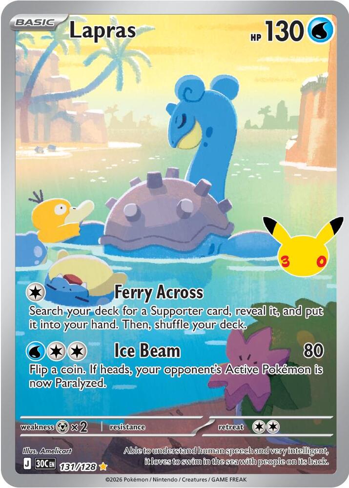 Lapras 131/128 Illustration Rare