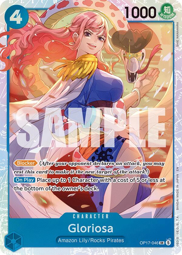 Gloriosa - The World's Strongest Warriors #OP17-046 (Super Rare)