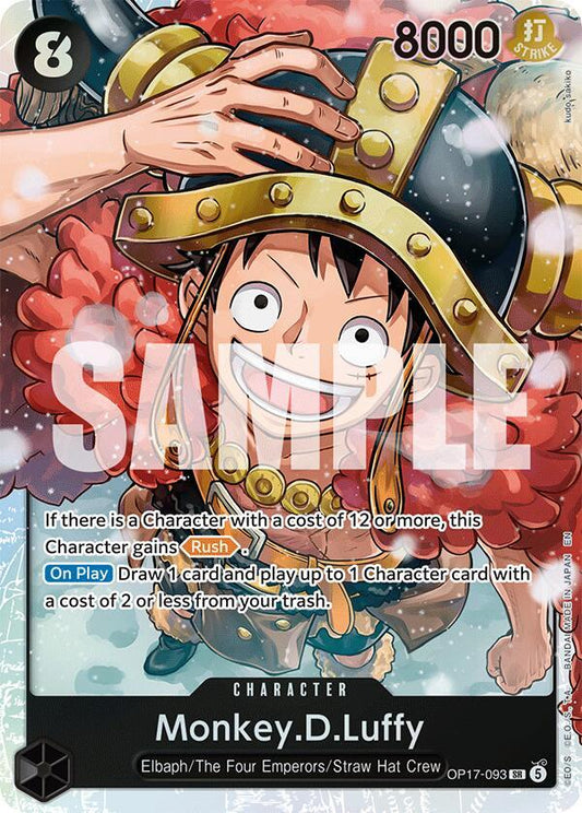 Monkey.D.Luffy - The World's Strongest Warriors #OP17-093 (Super Rare)