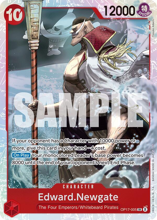 Edward.Newgate - The World's Strongest Warriors #OP17-005 (Super Rare)