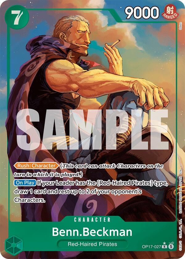 Benn.Beckman - The World's Strongest Warriors #OP17-027 (Rare, Alternate Art)