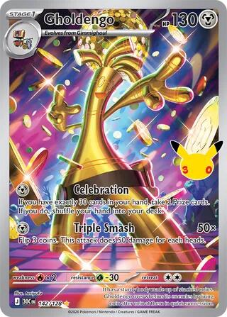 Gholdengo 142/128 Illustration Rare