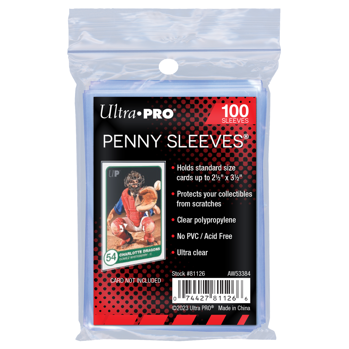 Ultra Pro Penny Sleeves - 100ct (Standard Size)