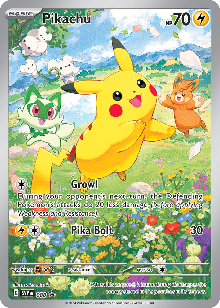 Pikachu - Scarlet & Violet Promo #088