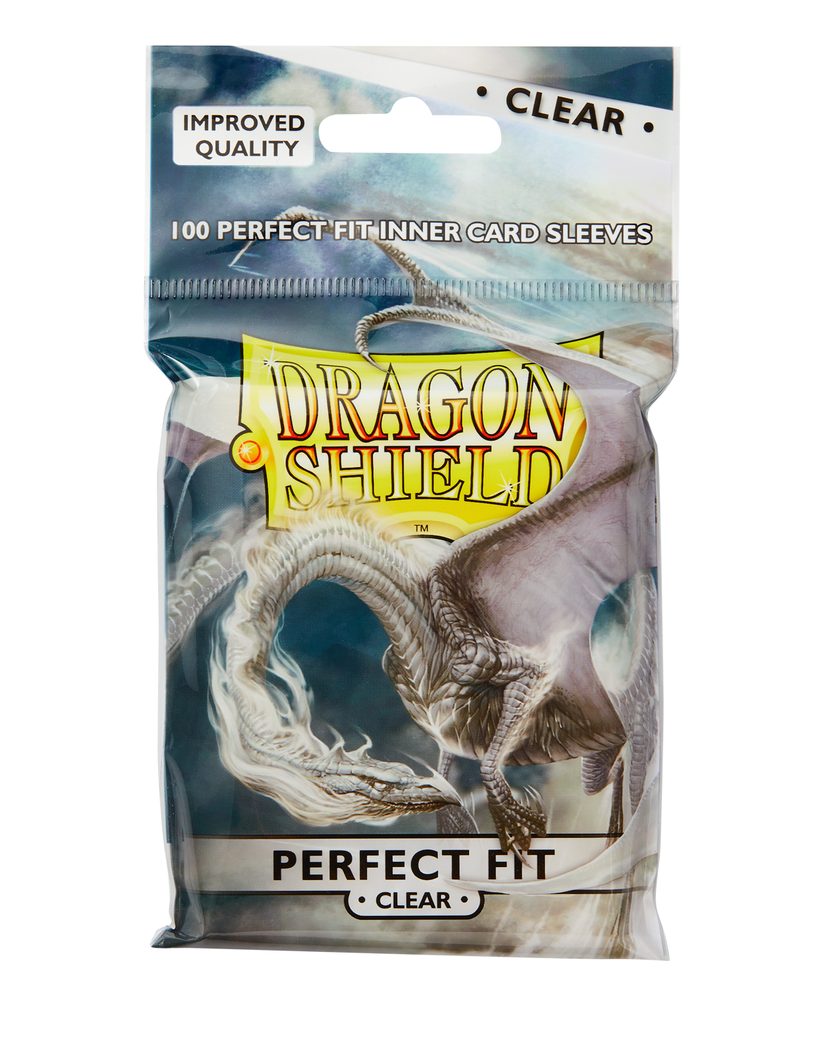 Dragon Shield Perfect Fit Sleeves - Clear, Toploading - 100ct (Standard Size)