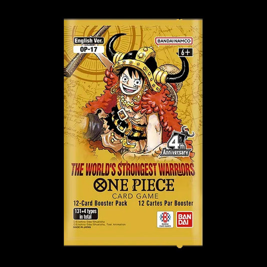 One Piece Card Game OP-17 The World's Strongest Warriors booster pack, English