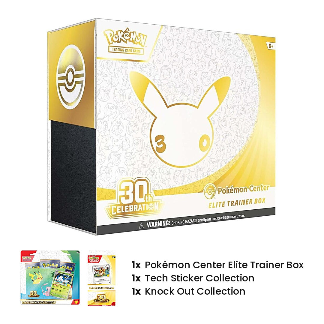 [Pre-order] Pokémon TCG - 30th Celebration Pokémon Center ETB Bundle (English)