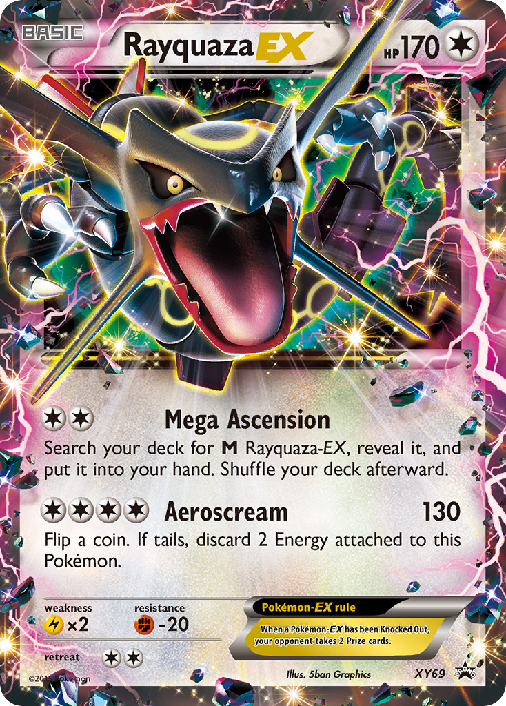 Rayquaza EX (Shiny) - XY Black Star Promo #XY69