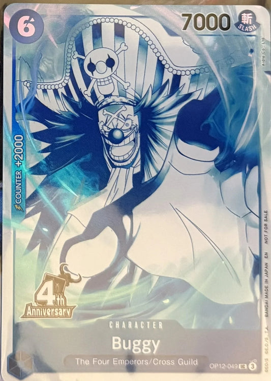 Buggy - 4th Anniversary Treasure Campaign promo OP12-049