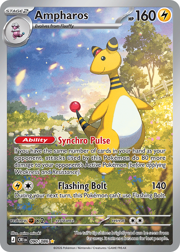 Ampharos - Chaos Rising #090/086