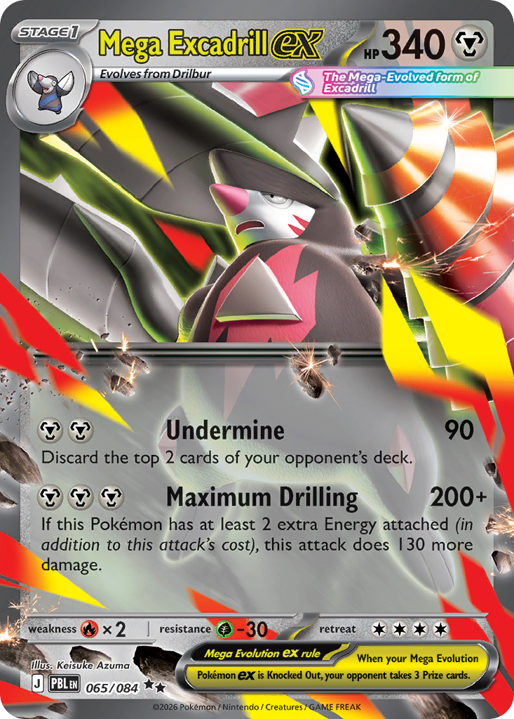 Mega Excadrill ex - Pitch Black