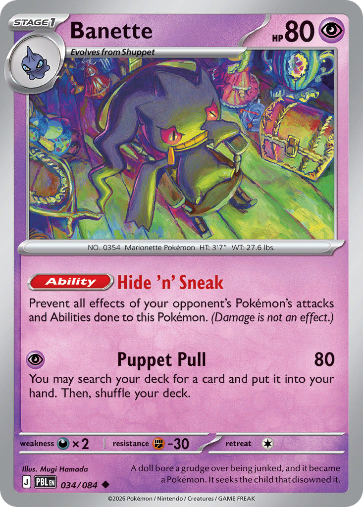Banette - Pitch Black #034