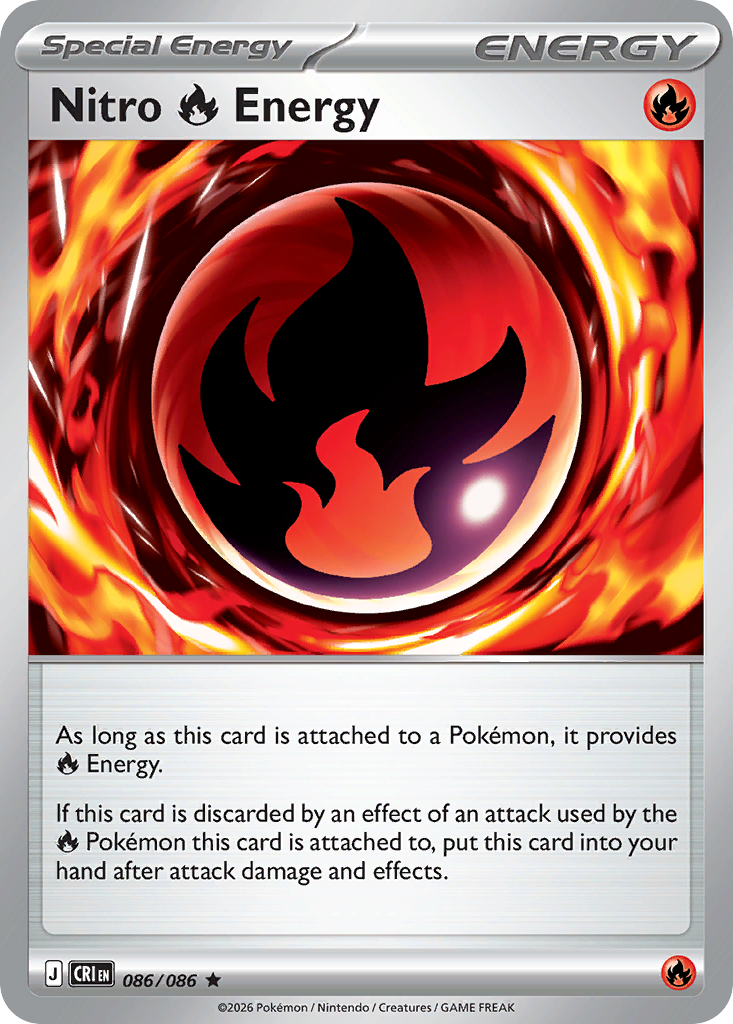 Nitro Fire Energy - Chaos Rising #086 (Holo)