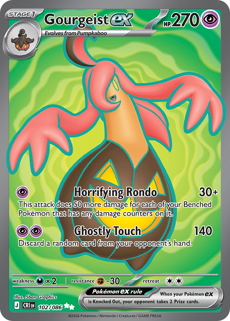 Gourgeist ex - Chaos Rising #102/086