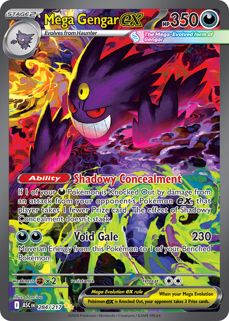 Mega Gengar ex - Ascended Heroes #284 (Special Illustration Rare)
