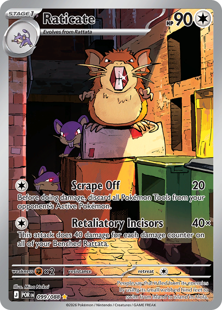 Raticate - Perfect Order #099/088