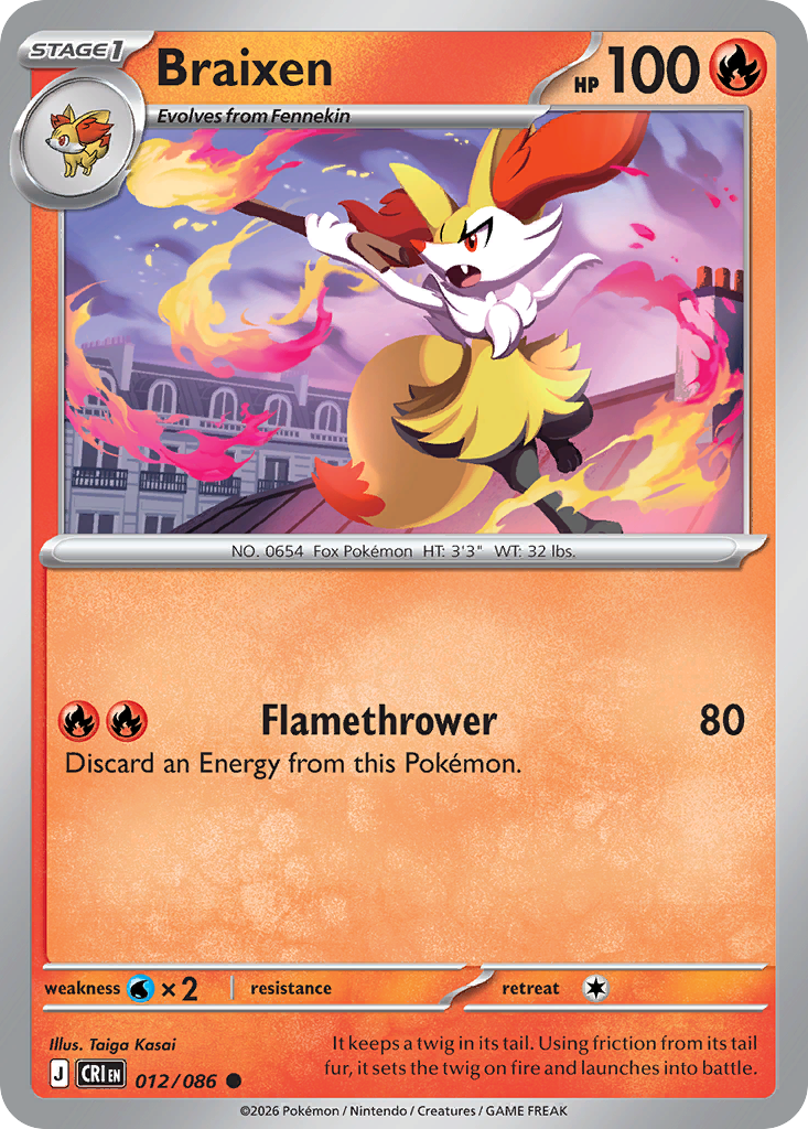 Braixen - Chaos Rising #012