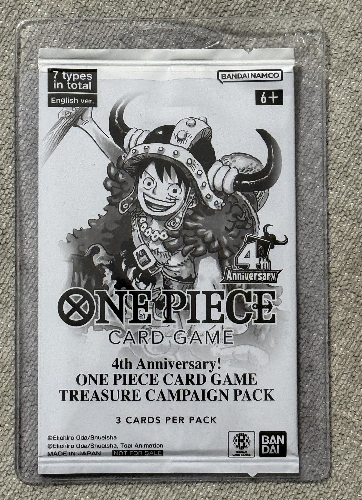 One Piece Card Game - Treasure Campaign 4th Anniversary Pack (Sealed)
